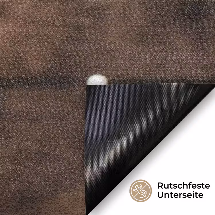 Kalf - Oormerk - Houten stal Deurmat klein -antislip_DE