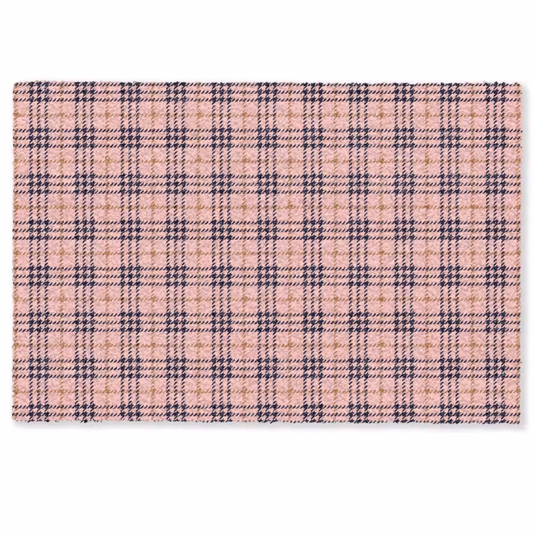 Plaid - Patroon - Schotse - Roze Deurmat klein 898 -zkaufland3d