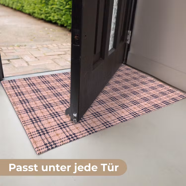 Plaid - Patroon - Schotse - Roze Deurmat klein 898 -USP_DE