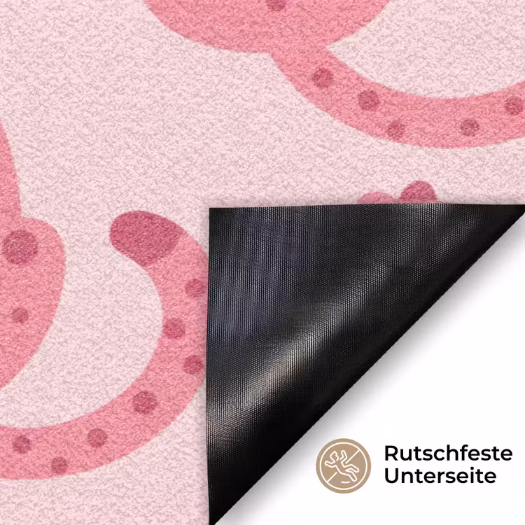 Kat - Gevlekt - Dieren - Patroon - Roze Deurmat klein -antislip_DE