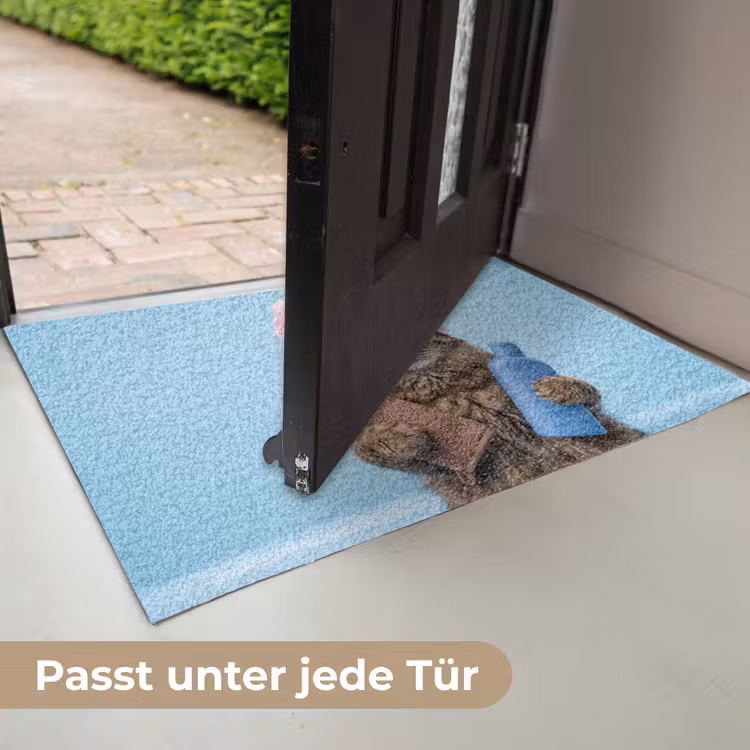 Kat - Handdoek - Washand - Zeep Deurmat klein -USP_DE