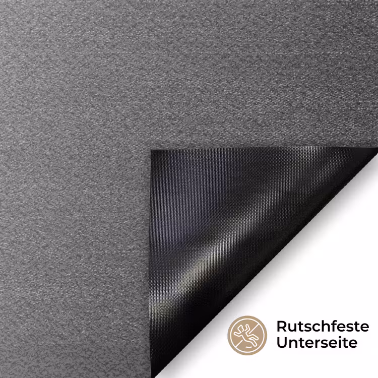Kat - Telefoon - Toilet - Zwart - Wit Deurmat klein -antislip_DE