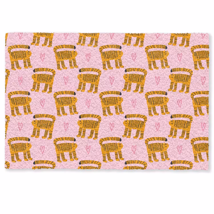 Katten - Roze - Hartjes Deurmat klein 898 -zkaufland3d