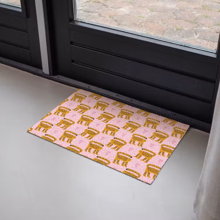 Katten - Roze - Hartjes Deurmat klein 898 -sfeer2
