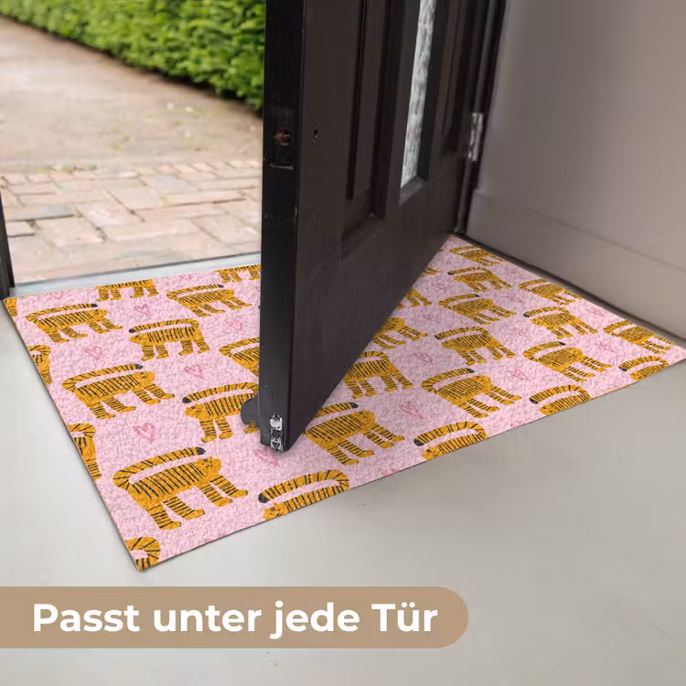 Katten - Roze - Hartjes Deurmat klein 898 -USP_DE