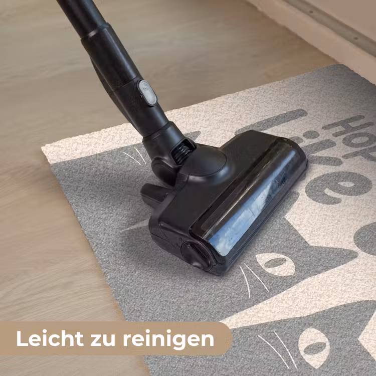 Katten - Quote - Grijs - Beige Deurmat klein -reinigen_DE