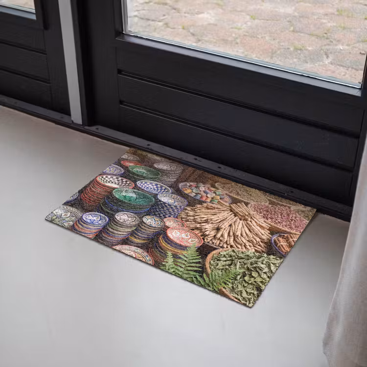 Fußmatte - Keramik – Orientalisch – Farbenfroh - Aardewerk - Oosters - Kleurrijk Deurmat klein