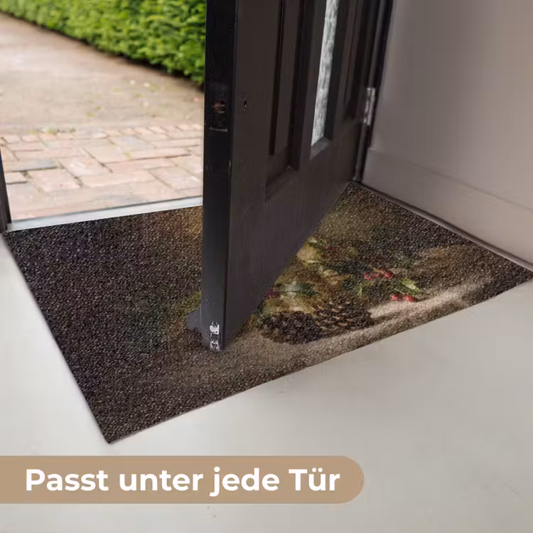 Kaarslicht - Kerst - Veelkleurig Deurmat klein -USP_DE