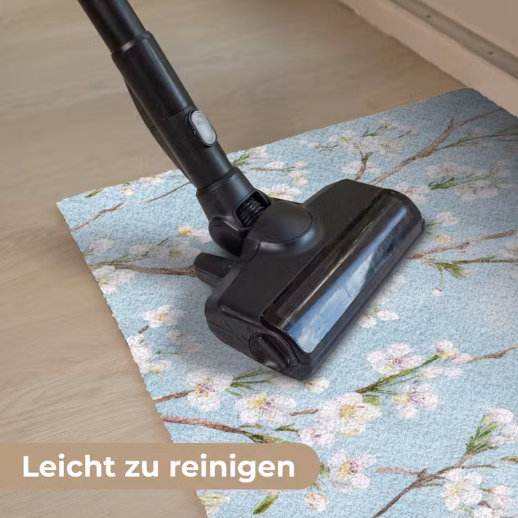 Kersenbloesem - Textuur - Blauw Deurmat klein 898 -reinigen_DE