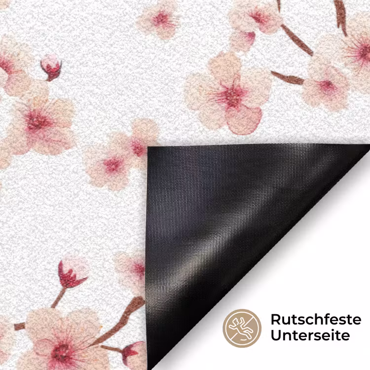 Kersenbloesem - Takken - Roze Deurmat klein 898 -antislip_DE