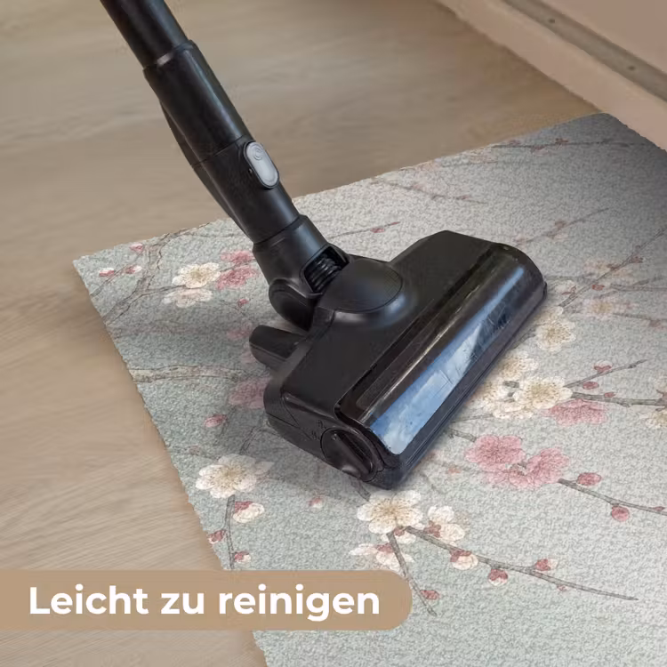 Kersen - Bloesem - Groen Deurmat klein -reinigen_DE