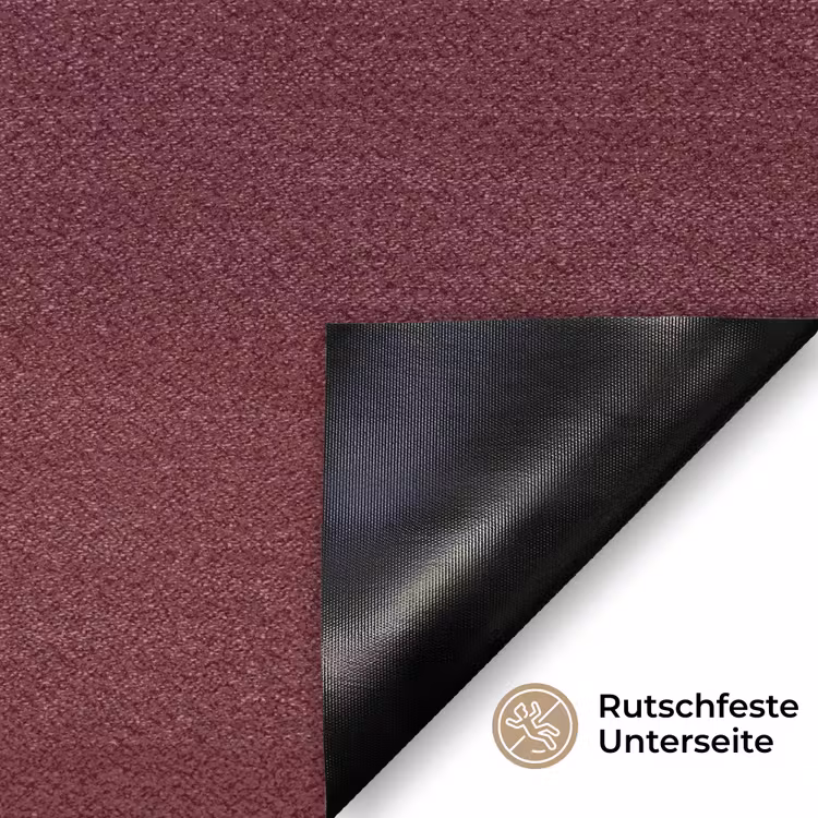 Kersen - Glanzend - Bordeaux Deurmat klein -antislip_DE