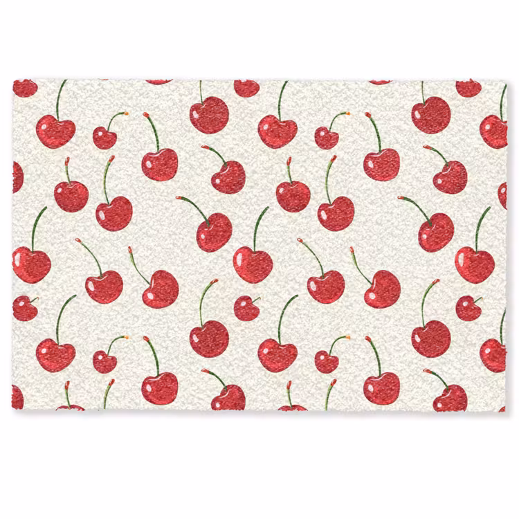 Kersen - Minimalistisch - Rood Deurmat klein 898 -zkaufland3d