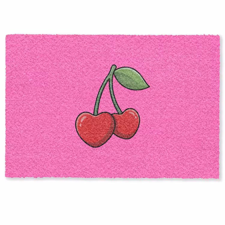 Kers - Roze - Fruit Deurmat klein -zkaufland3d