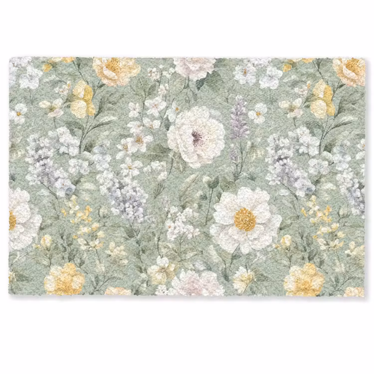 Klassiek - Bloemenpatroon - Kleurrijk Deurmat klein 898 -zkaufland3d