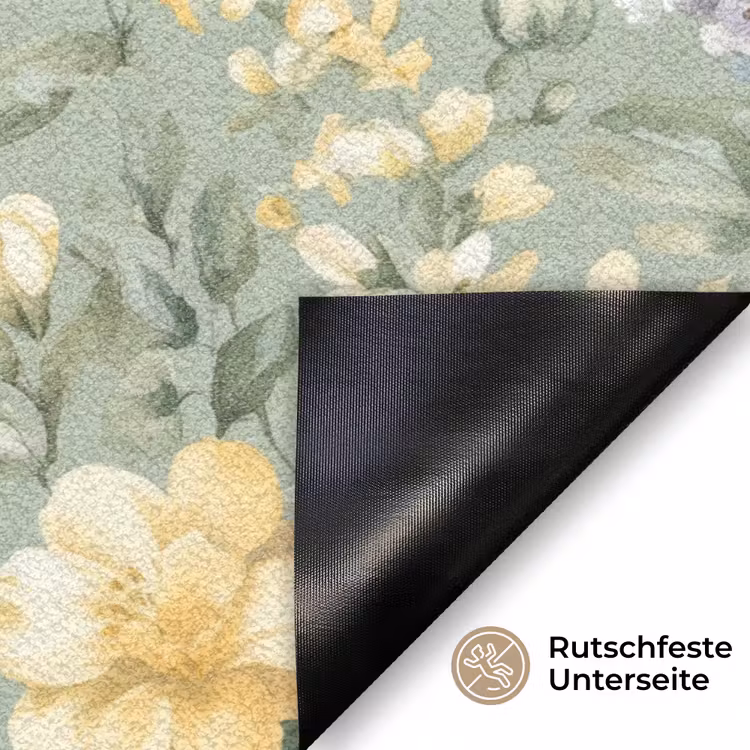 Klassiek - Bloemenpatroon - Kleurrijk Deurmat klein 898 -antislip_DE