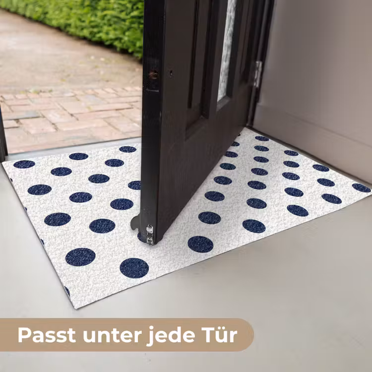 Klassiek - Stippen - Blauw Deurmat klein 898 -USP_DE