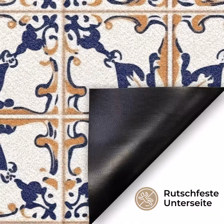 Klassiek - Patroon - Kleurrijk Deurmat klein 898 -antislip_DE