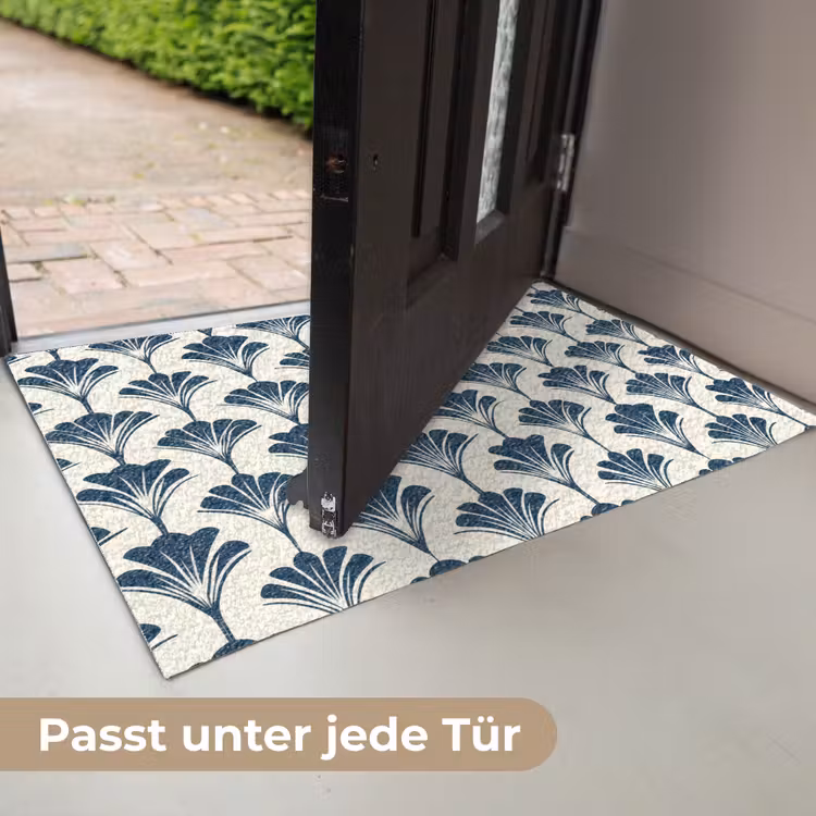Klassiek - Motief - Blauw Deurmat klein 898 -USP_DE