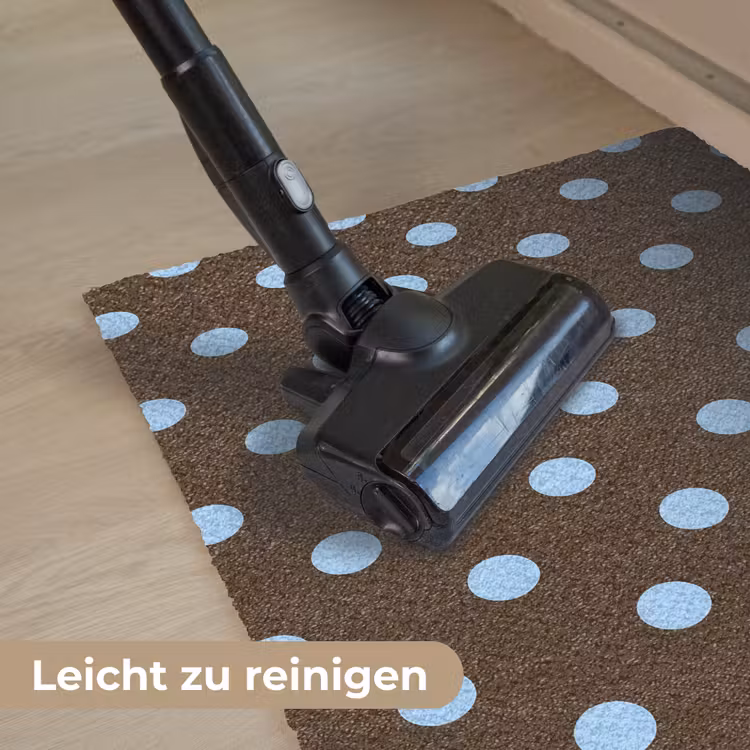 Klassiek - Stippen - Bruin Deurmat klein 898 -reinigen_DE