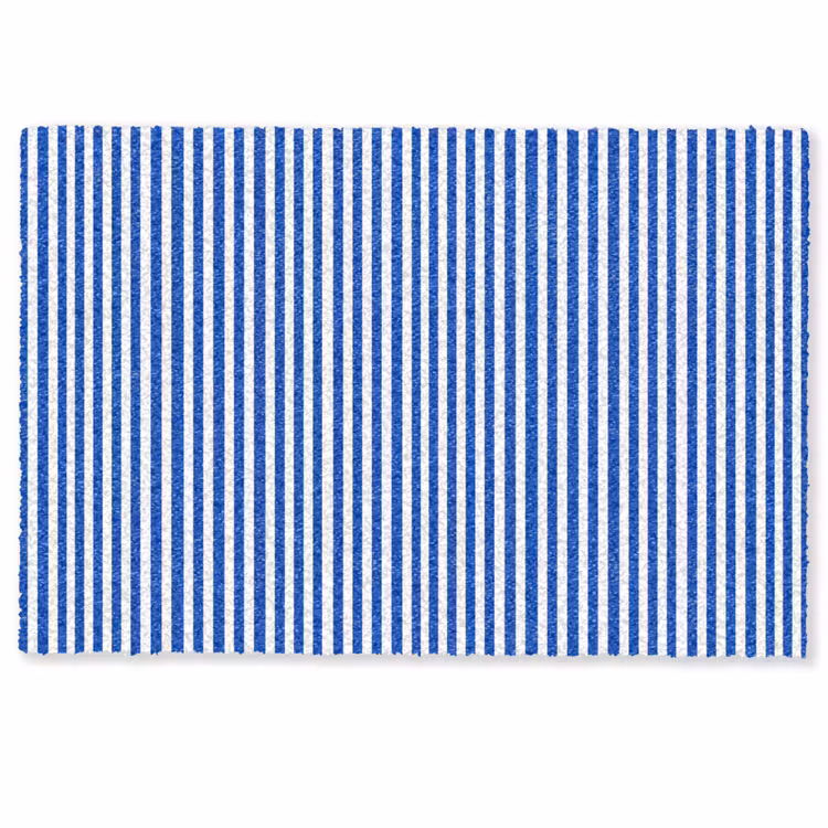 Klassiek - Strepen - Blauw Deurmat klein 898 -zkaufland3d