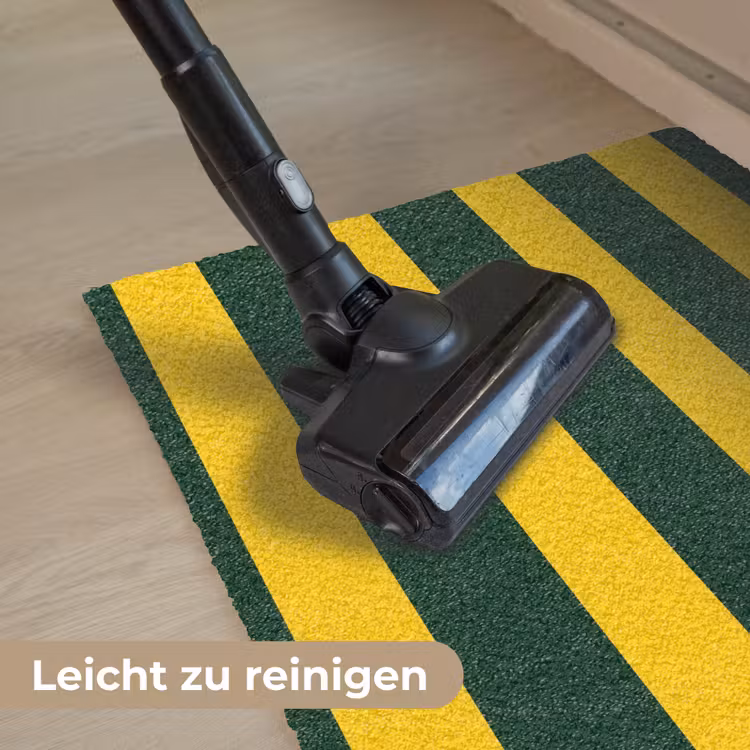 Klassiek - Strepen - Groen Deurmat klein 898 -reinigen_DE