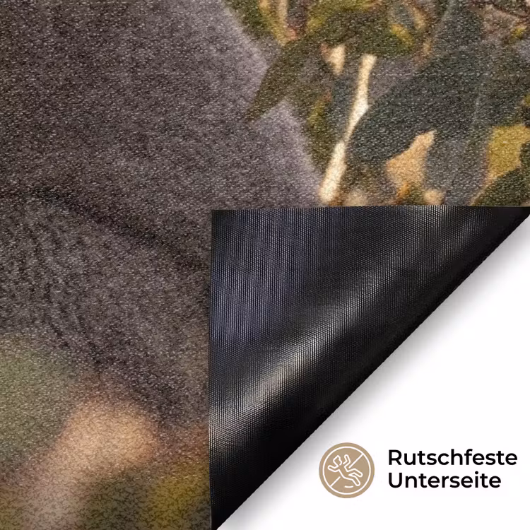 Koala - Bladeren - Ochtendlicht Deurmat klein -antislip_DE