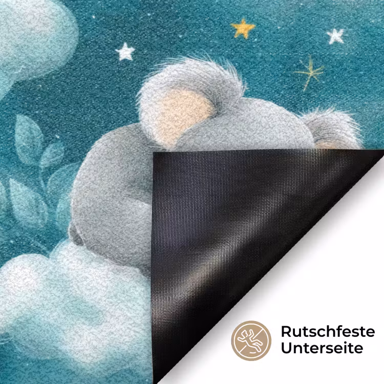 Koala's - Betoverend - Blauw Deurmat klein 898 -antislip_DE