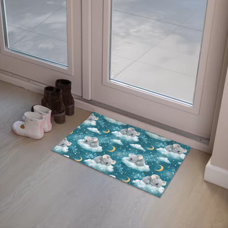 Koala's - Betoverend - Blauw Deurmat klein 898 -sfeer3