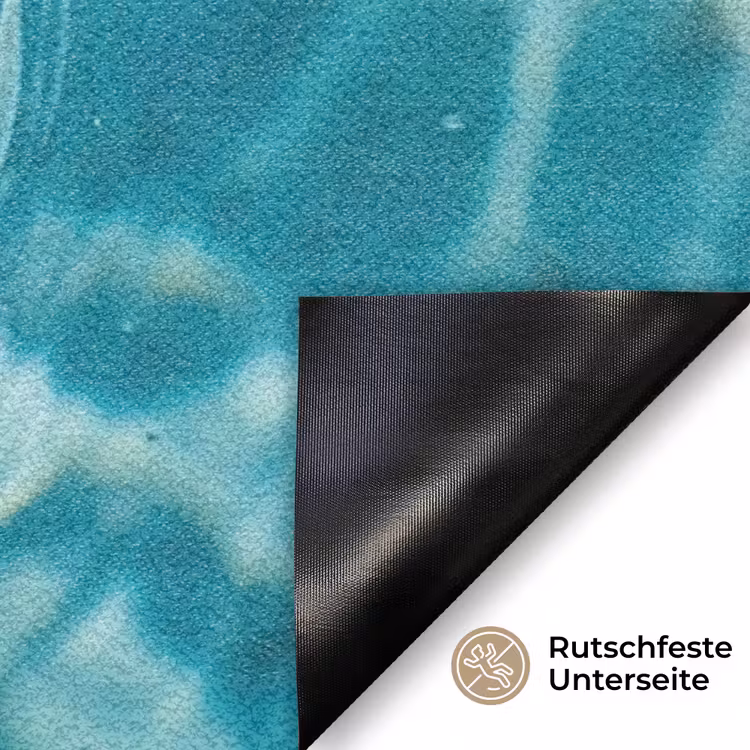 Kokosnoot - Water - Wit Deurmat klein -antislip_DE