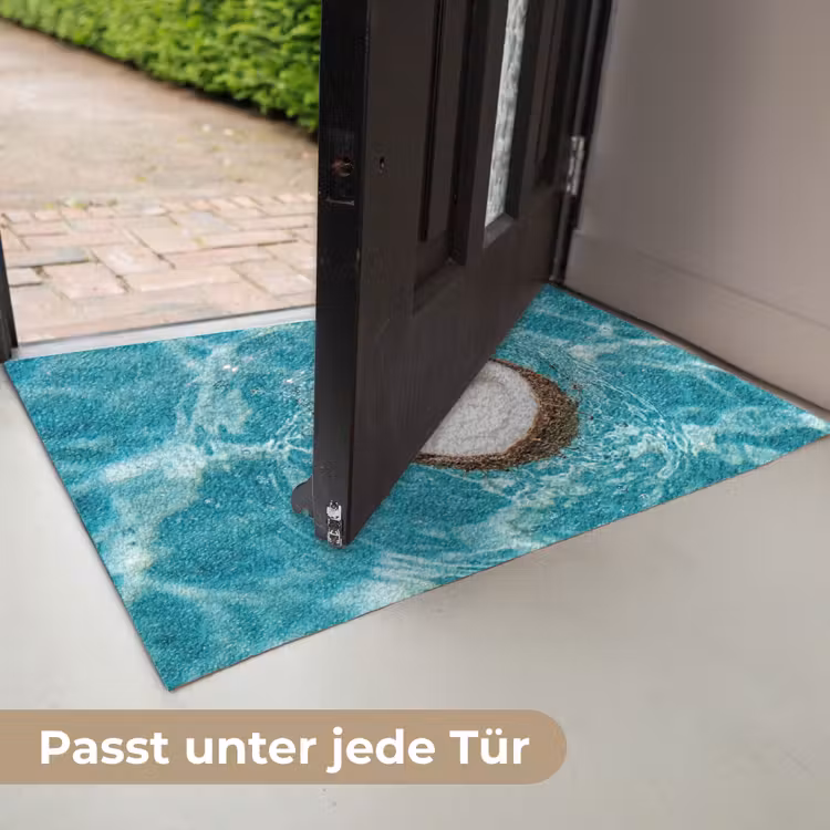 Kokosnoot - Water - Wit Deurmat klein -USP_DE