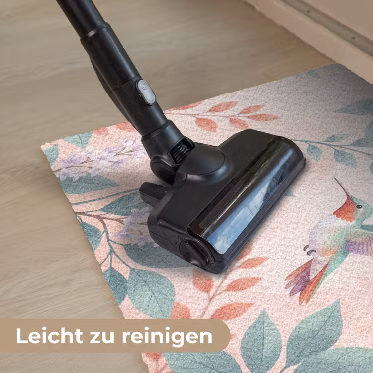Kolibrie - Vliegen - Natuur - Illustratie - Kleurrijk Deurmat klein -reinigen_DE