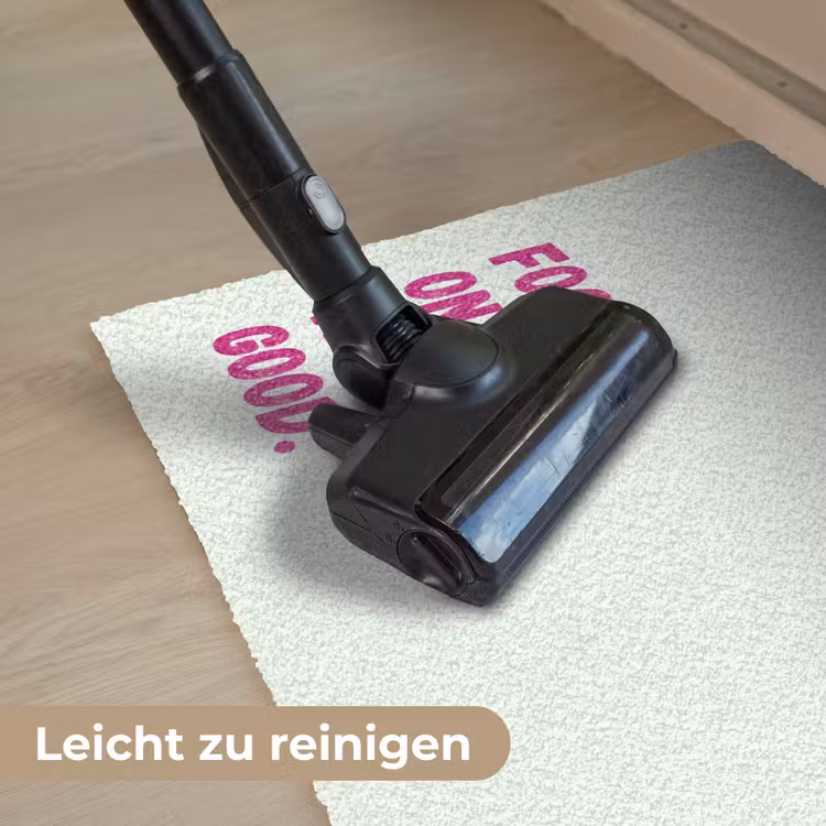 Focus on the good - Beige - Roze Deurmat klein -reinigen_DE