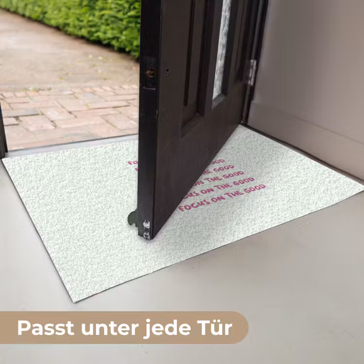 Focus on the good - Roze Deurmat klein -USP_DE