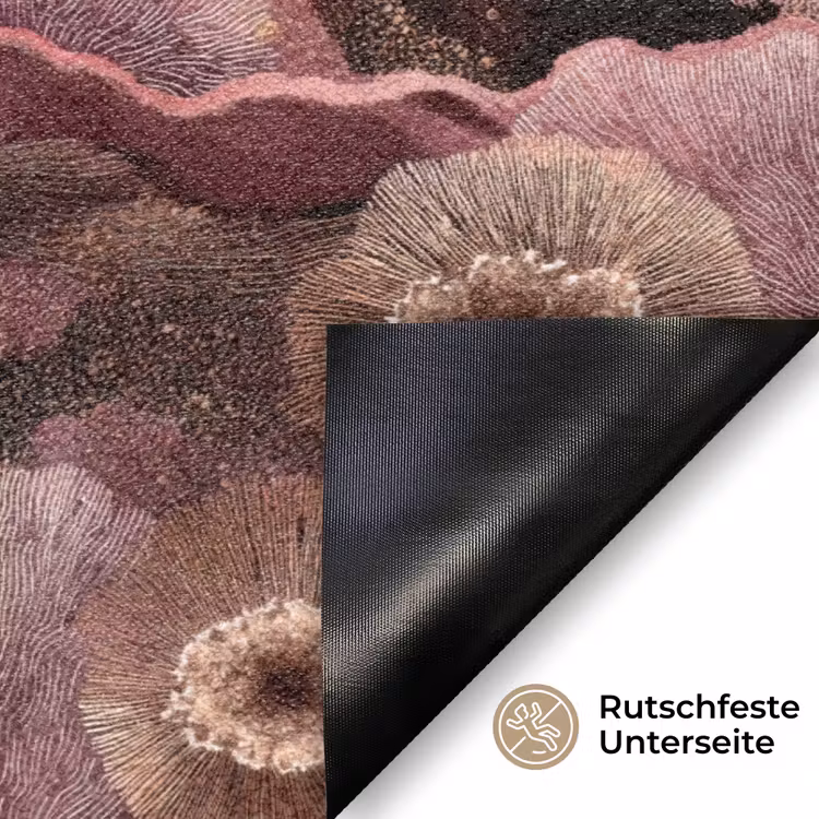 Koraal - Organisch - Roze Deurmat klein 898 -antislip_DE