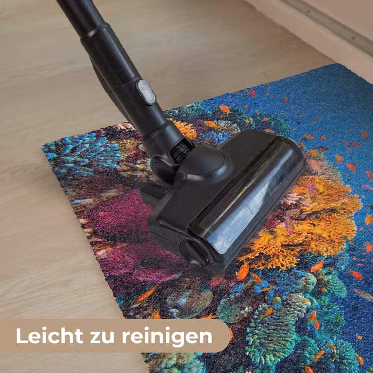 Koraal - Vissen - Oceaan - Natuur - Kleurrijk Deurmat klein -reinigen_DE