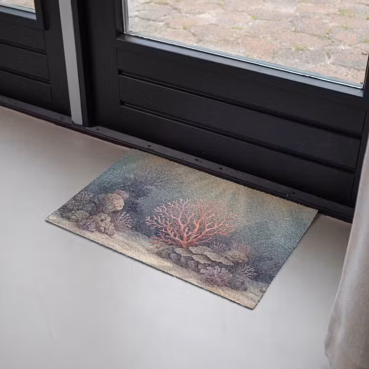 Koraal - Onderwater - Natuur - Roze Deurmat klein -sfeer2