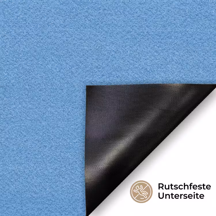 Cornflower - Blue - Blauw Deurmat klein 898 -antislip_DE