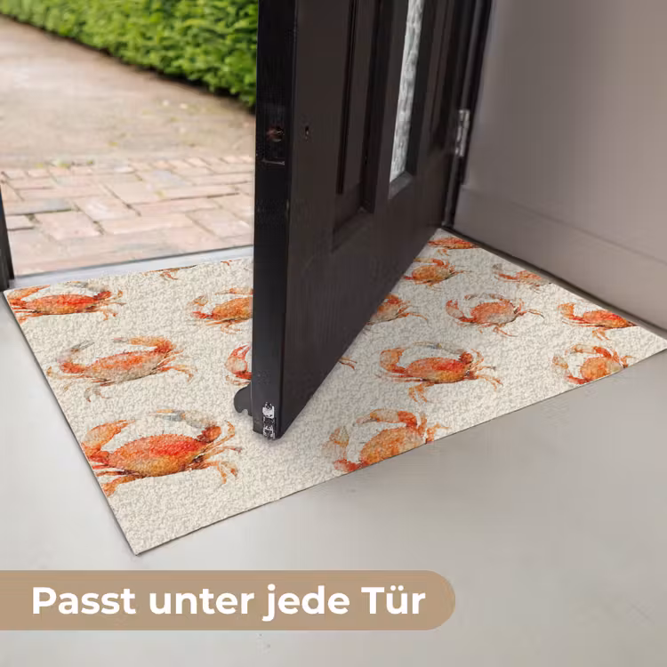 Krabben - Patroon - Oranje Deurmat klein 898 -USP_DE