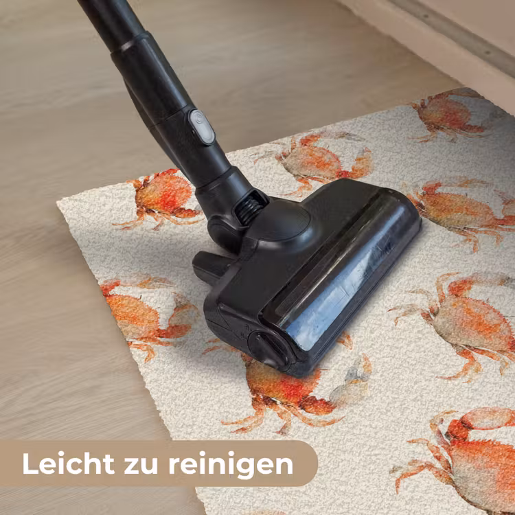 Krabben - Patroon - Oranje Deurmat klein 898 -reinigen_DE