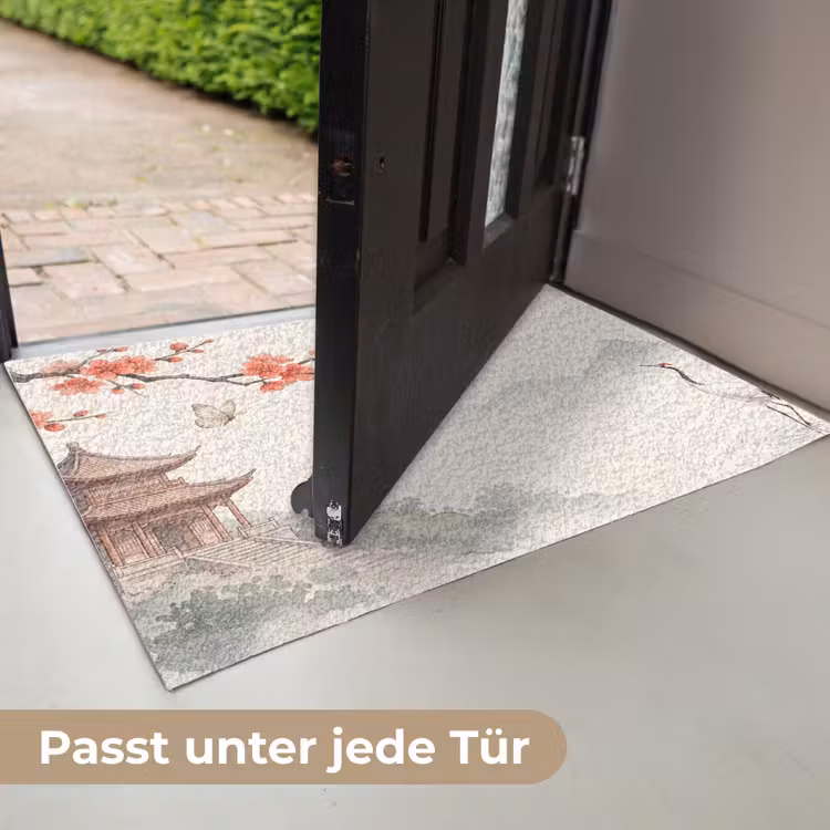 Kraanvogel - Azië - Klassiek Deurmat klein -USP_DE