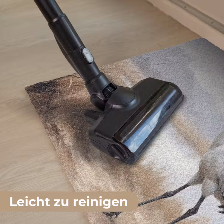 Kraanvogel - Natuur - Realistisch Deurmat klein -reinigen_DE