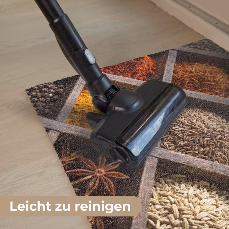 Fußmatte - Kräuter – Holz – Essen - Kruiden - Houten - Eten Deurmat klein