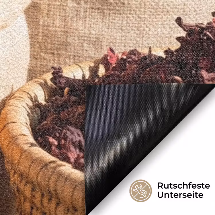 Fußmatte - Kräuter – Markt – Farbenfroh - Kruiden - Markt - Kleurrijk Deurmat klein