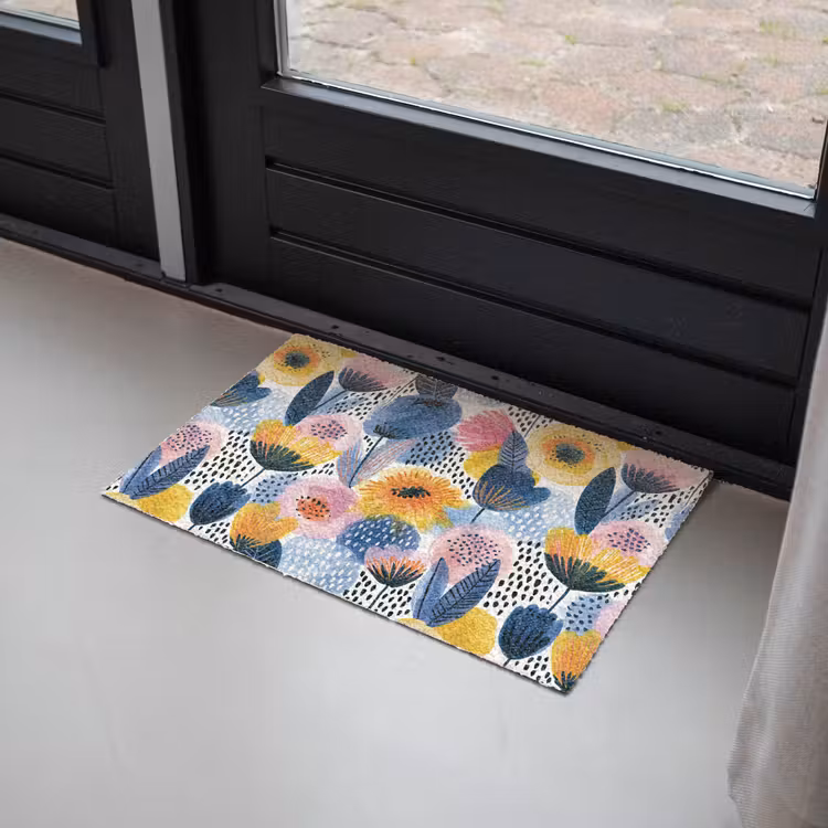 Creatief - Patroon - Kleurrijk Deurmat klein 898 -sfeer2