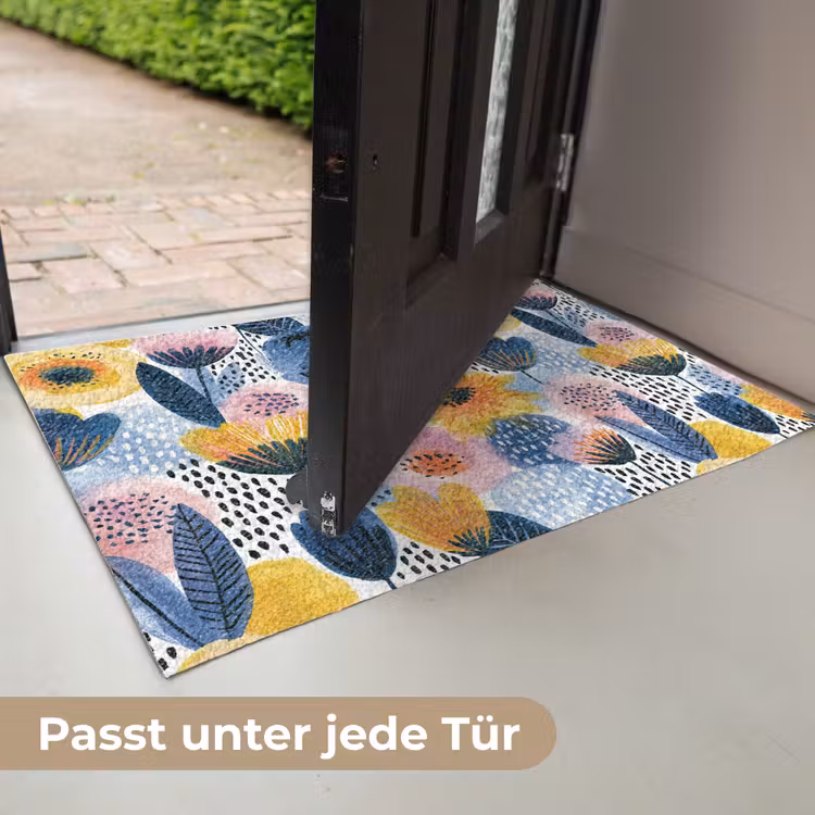 Creatief - Patroon - Kleurrijk Deurmat klein 898 -USP_DE