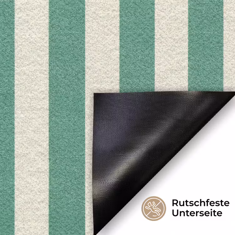 Kreeft - Strepen - Realistisch - Zomers Deurmat klein -antislip_DE