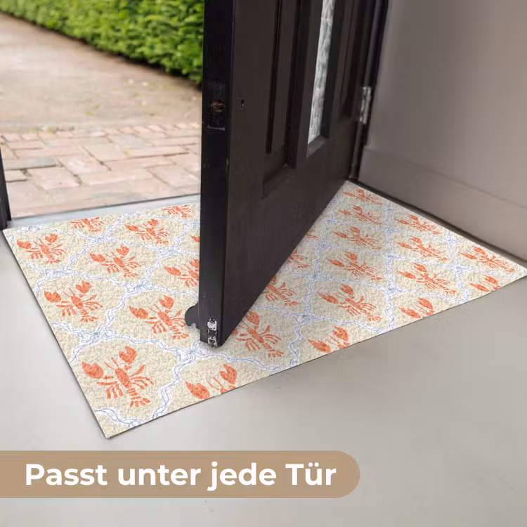 Kreeft - Geel - Patroon Deurmat klein 898 -USP_DE