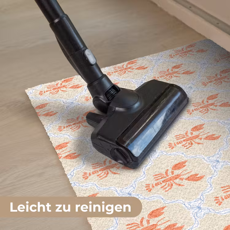 Kreeft - Geel - Patroon Deurmat klein 898 -reinigen_DE