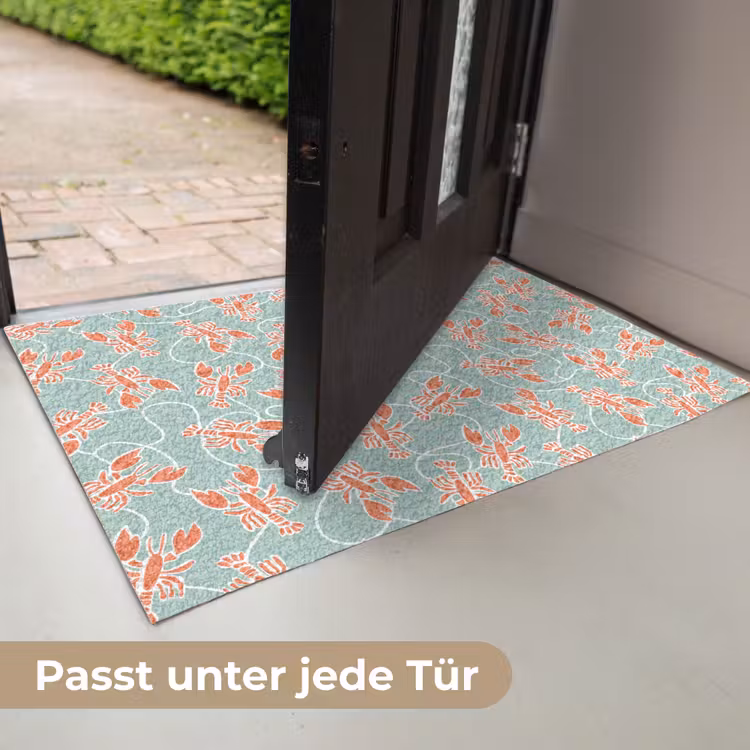 Kreeft - Groen - Patroon Deurmat klein 898 -USP_DE